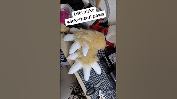Lets make wickerbeast paws #fursuitmaker #fursuit