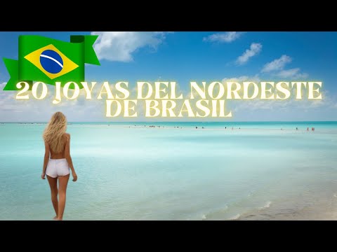 Nordeste de BRASIL ❤  Las 20 mejores playas y destinos de este paraíso brasileño. 🌴