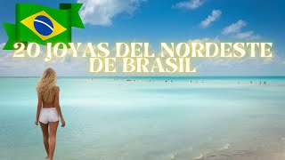 Nordeste de BRASIL ❤  Las 20 mejores playas y destinos de este paraíso brasileño. 🌴