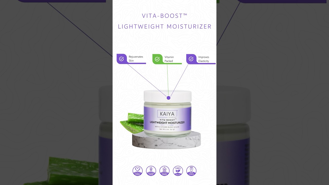 Our VitaBoost™️ Lightweight Moisturizer kaiyacosmetics cosmetics 
