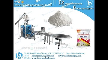 Full automatic Wall putty powder,Lime Powder filling & packaging machine with exhausting device