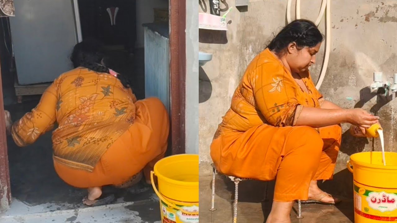 Bedroom kitchen cleaning and mopping floor vlog|Pakistani simple village routine work|village life