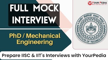 Full Mock Interview for PhD Admission in IIT Kanpur | Winter Admission 2022