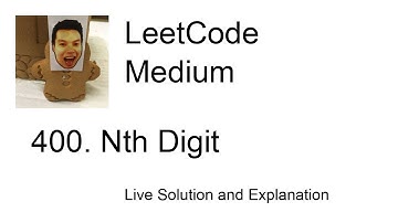 400. Nth Digit (Leetcode Medium)