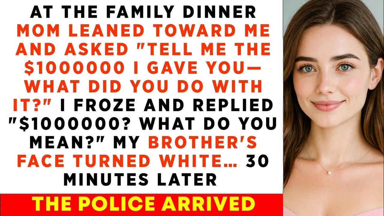 My MOM Asked '$100K — What Did You Do With It' I FROZE '$100K_ What_ My BROTHER Face Pale..