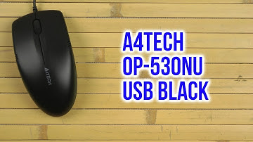 Распаковка A4Tech OP-530NU USB Black