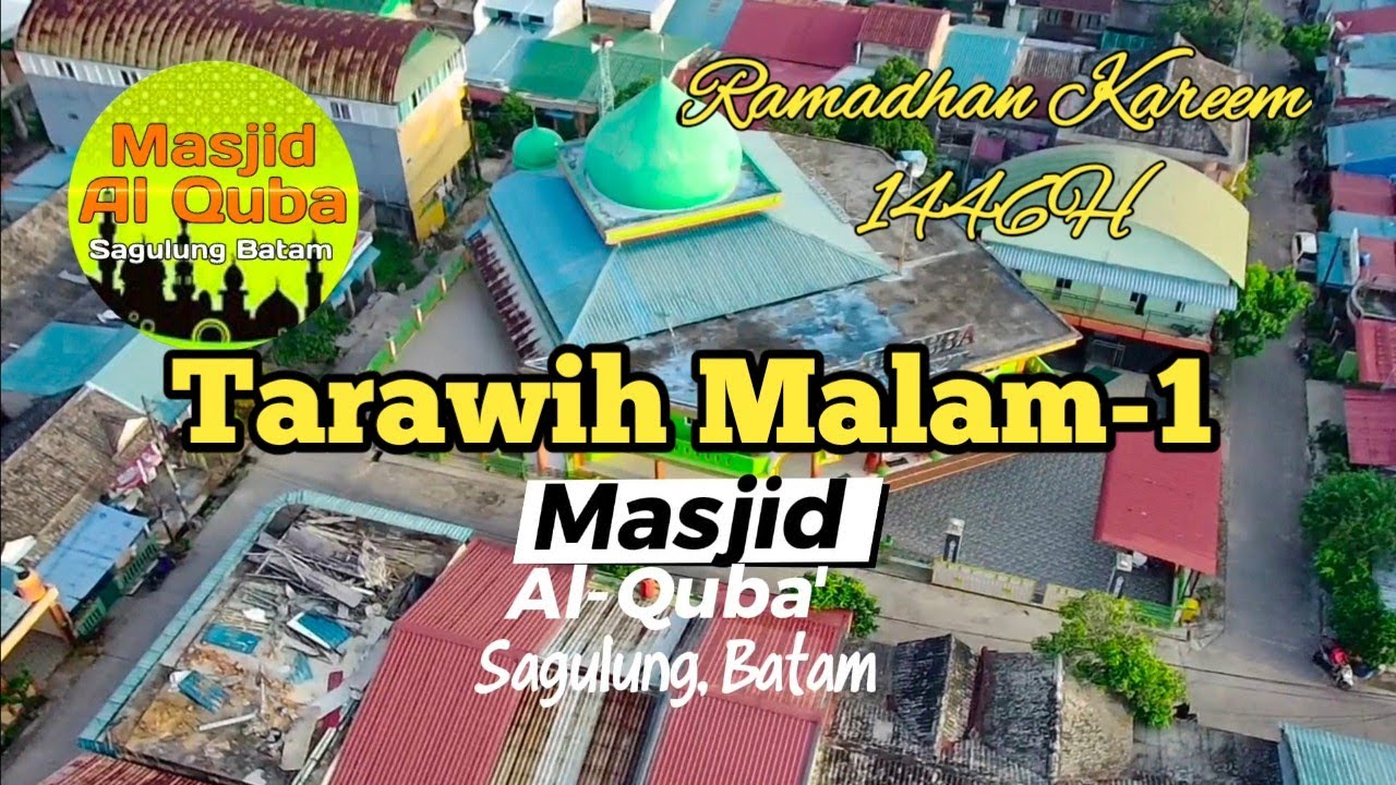 Tarawih Malam Pertama Ramadhan 1446H di Masjid Al-Quba'