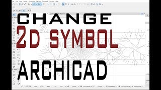 Change 2D symbol for object in ArchiCAD