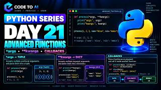 Python Series – Day 21 | *args, **kwargs & Callbacks in Python