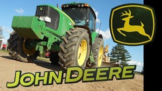 John Deere 7420 Tractor Grading with a Nammco Grader