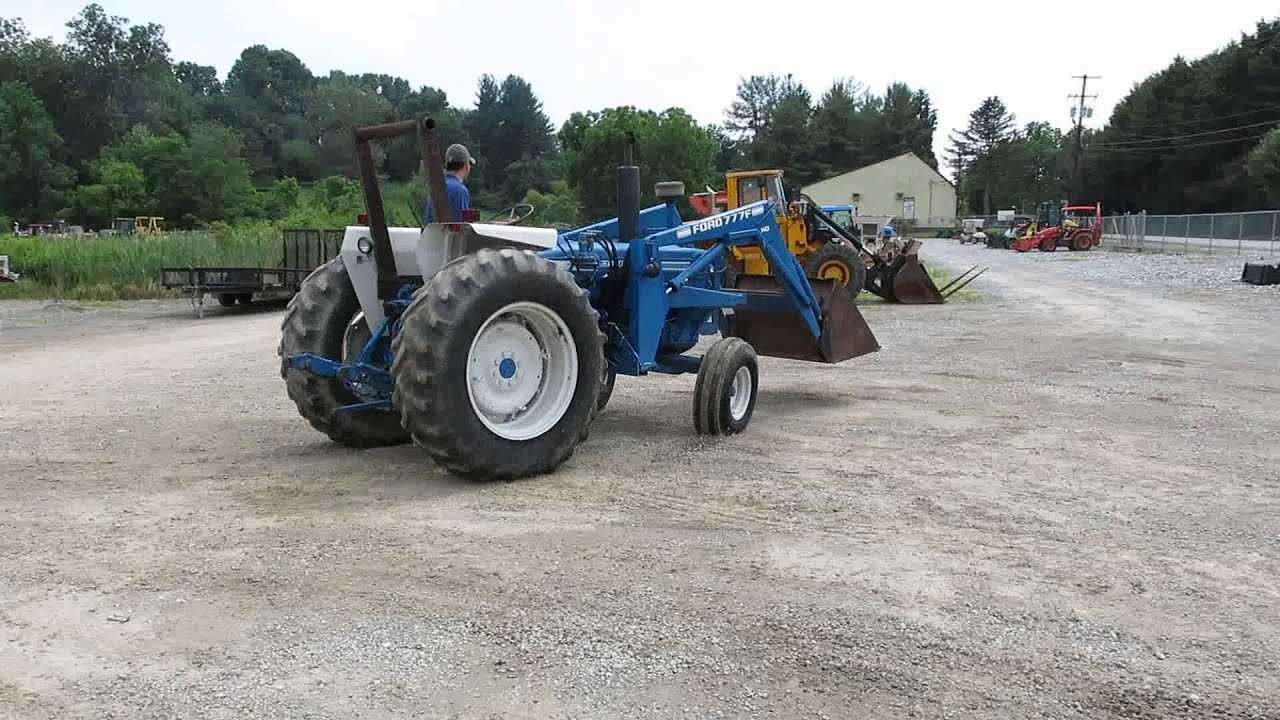 Ford 7600 Tractor With Loader YouTube Ford 7600 Tractor With Loader YouTube