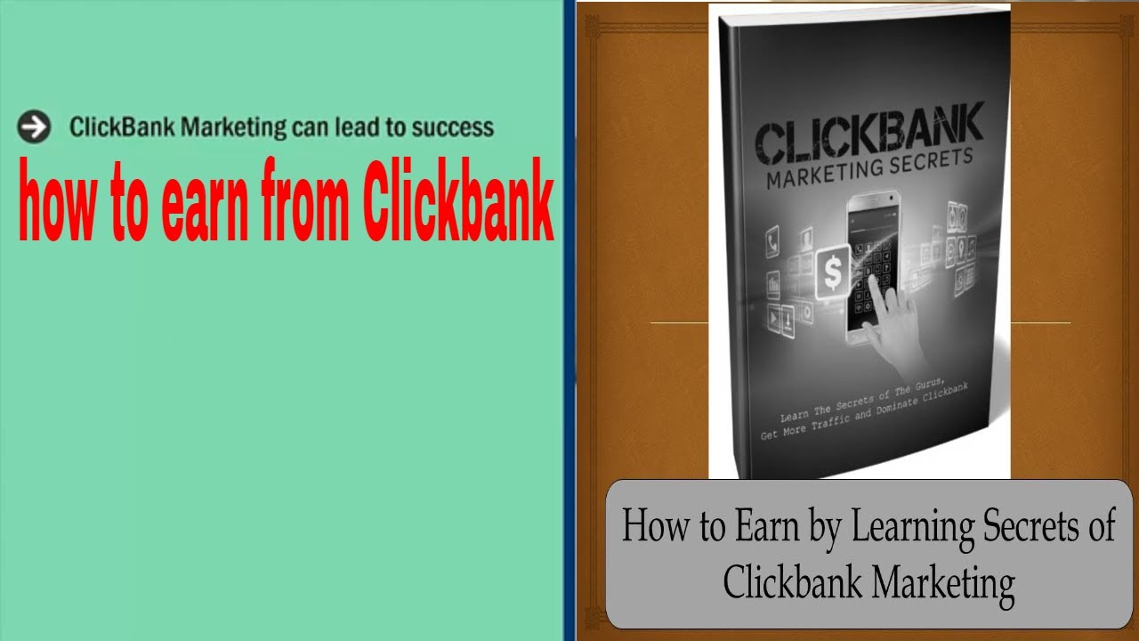 Click bank to Earn! how to create best video tutorial. click bank to earn(2)