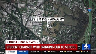 Student charged with bringing gun to school
