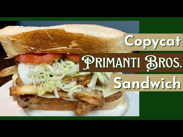 Copycat Primanti Brothers Sandwich