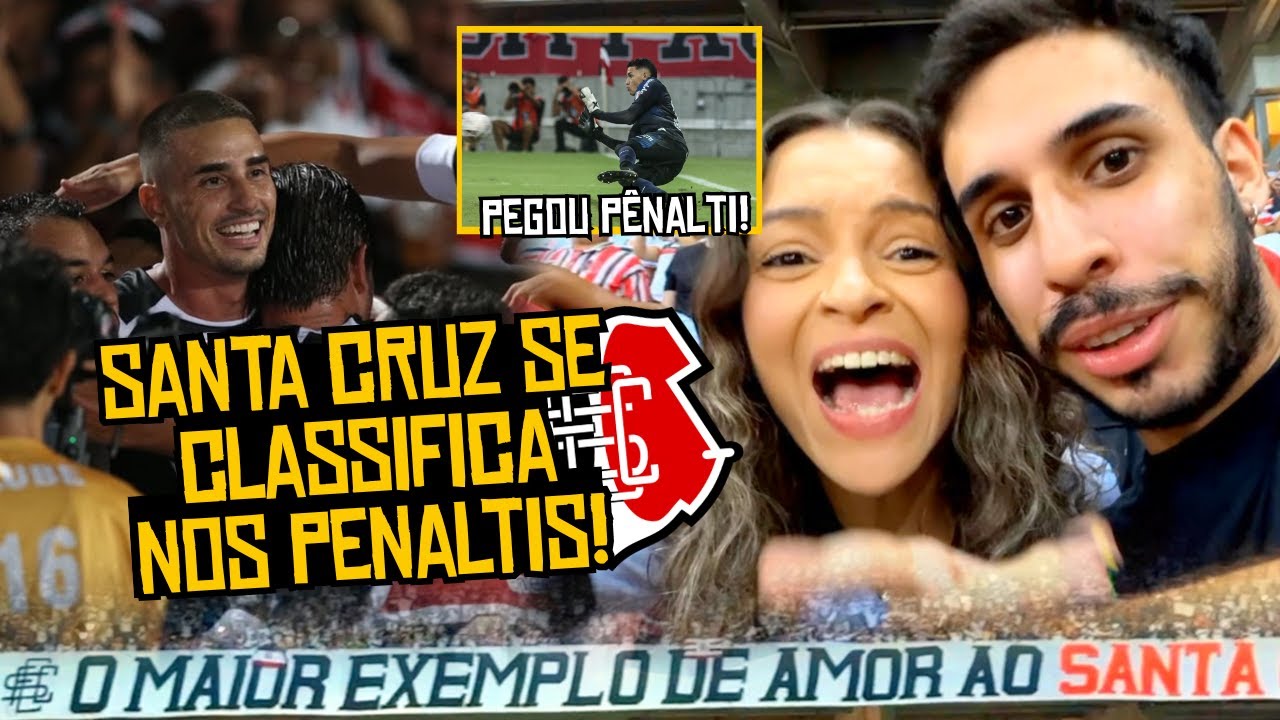 SANTA CRUZ CLASSIFICADO! | SANTA 2X1 SERGIPE | UM MALUCO NO ESTÁDIO