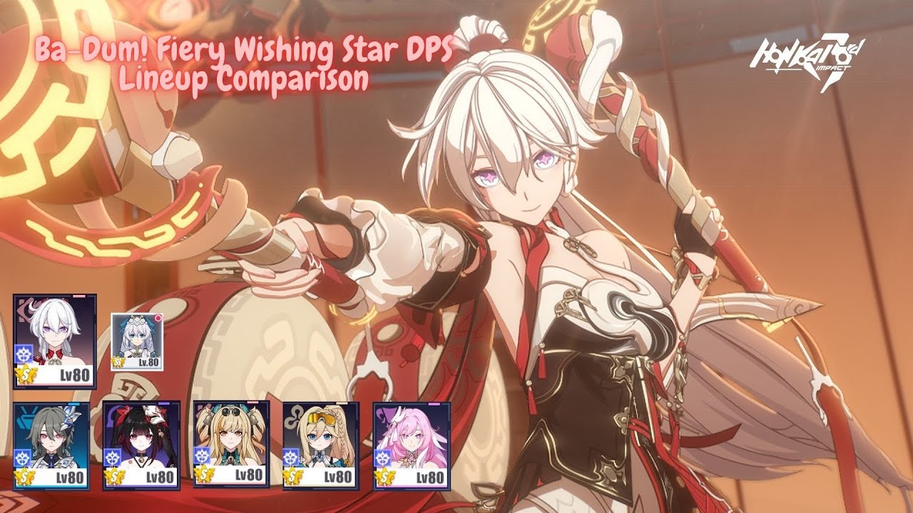 [Beta 8.1] Ba-Dum! Fiery Wishing Star DPS Lineup Comparison