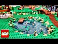 LEGO Pond &amp; Creek 10x Better! Integrating Trail, Bridge, &amp; MILS Plate!