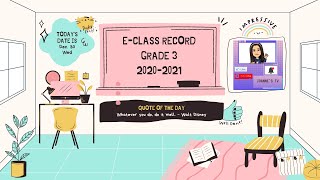 E-CLASS RECORD I GRADE 3 I S.Y.2020-2021 Net Worth