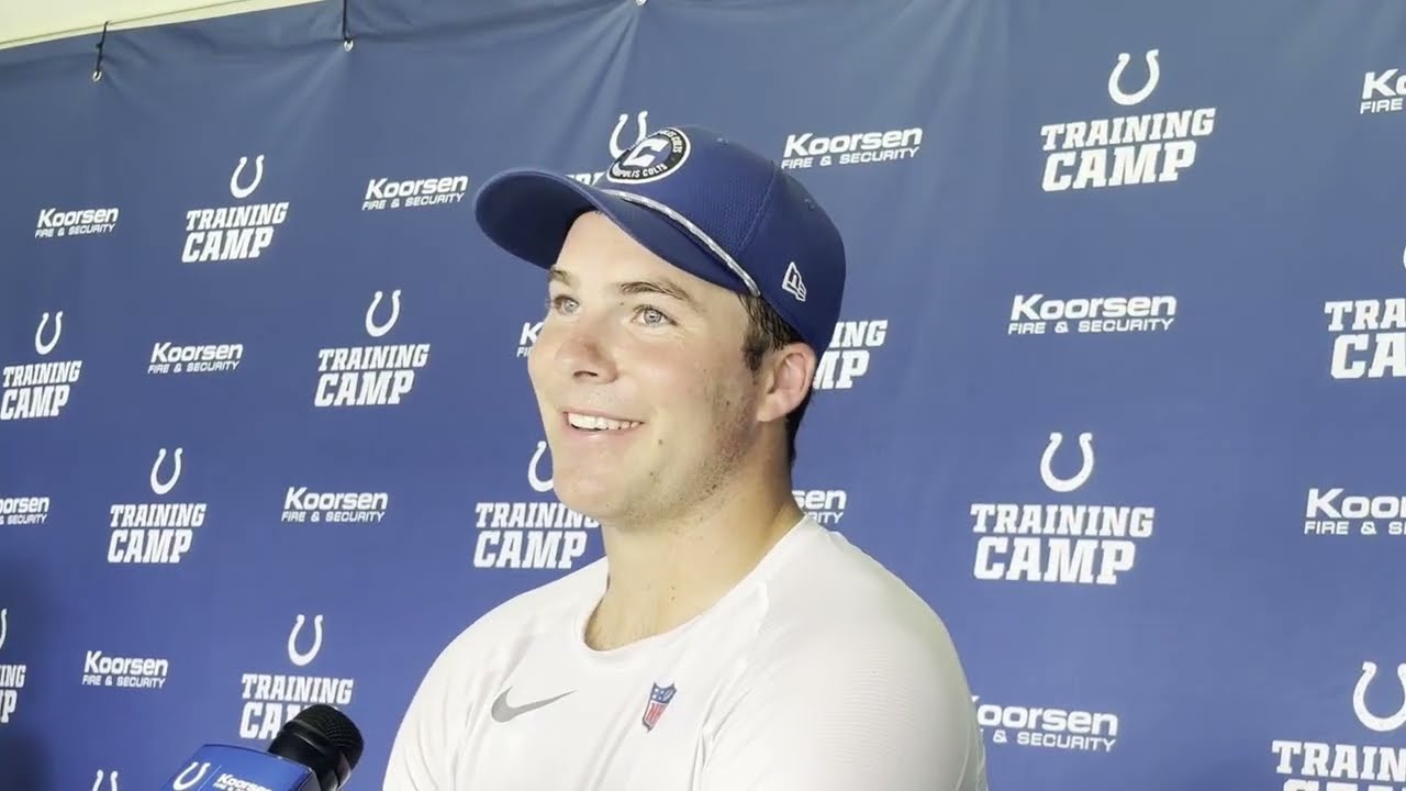 Indianapolis Colts’ Riley Leonard On Camp Performance, Battle vs. Anthony Richardson Sr. Indianapolis Colts’ Riley Leonard On Camp Performance, Battle vs. Anthony Richardson Sr.