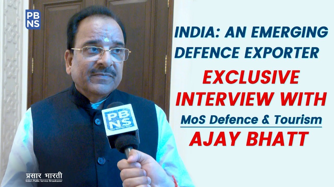 Success Story of Indian Defence Ecosystem | Interview with MoS Defence Ajay Bhatt