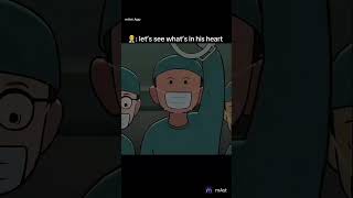 let,s see what's in his heart  #doctors #heart #scope #fans gost rider fan flowing