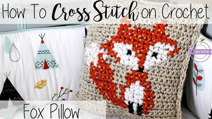 Easy Crochet Cross Stitch: Fox Pillow Tutorial