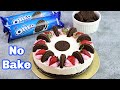 No Bake No Gelatin Oreo Strawberry CheeseCake | चीज़केक बिना जेलाटिन | Eggless Cake | @Oreo India