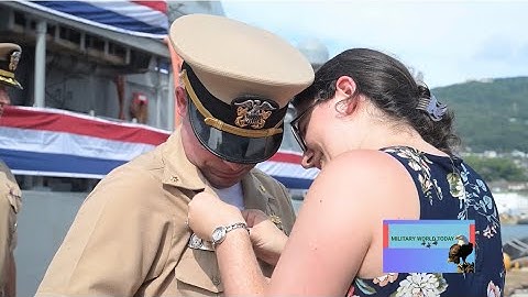 USS Chief (MCM 14) Change of Command Ceremony