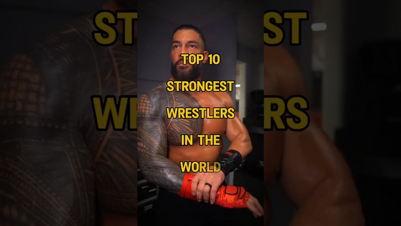 Top 10 strongest wrestlers in wwe💪 