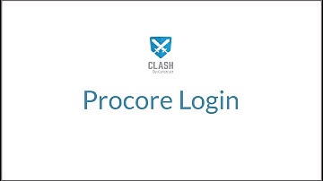 iConstruct Clash: Procore Login