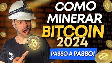 🔶 COMO MINERAR BITCOIN (BTC) EM 2024 - PASSO A PASSO COMPLETO!