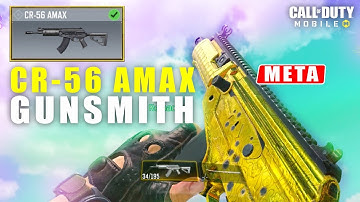 NEW META! BEST CR-56 AMAX GUNSMITH (fast ads, low recoil) Call Of Duty: Mobile