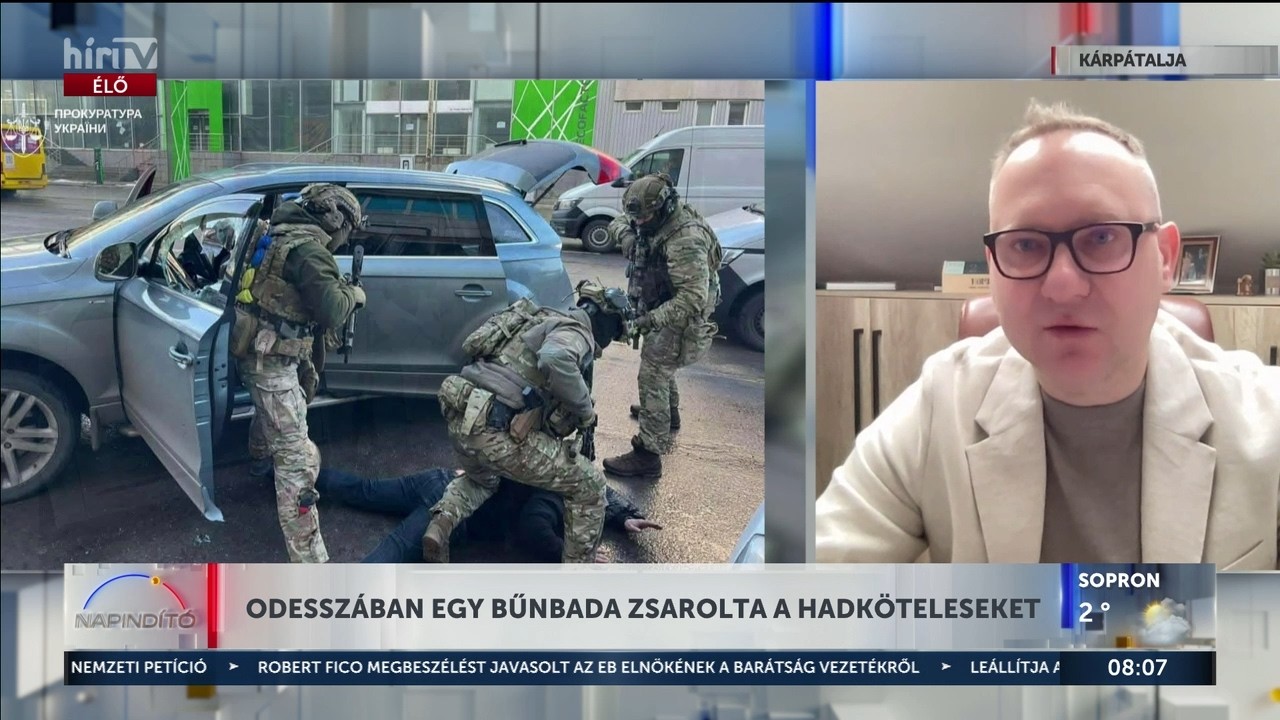 Odesszában egy bűnbanda zsarolta a hadköteleseket - HírTV