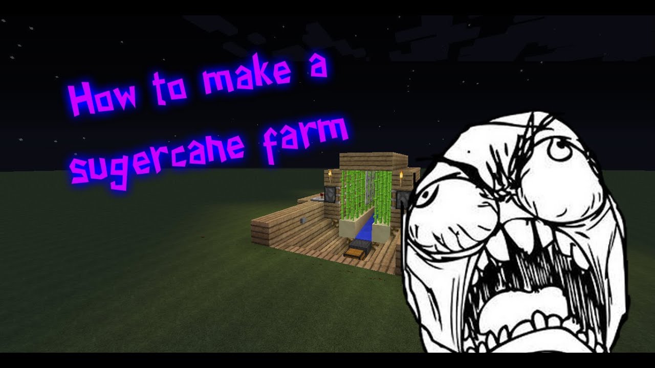 How to make a easy sugar canes farm - YouTube