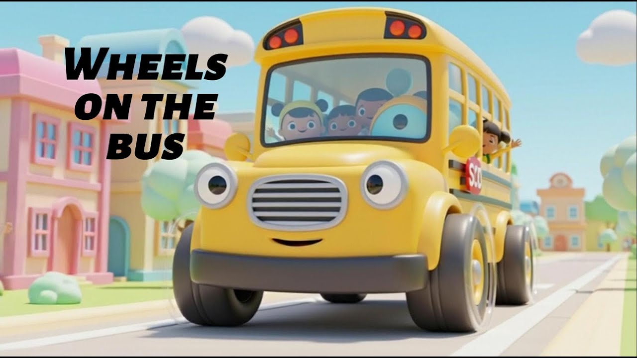 Wheels on the Bus | Nursery Rhymes & Kids Songs