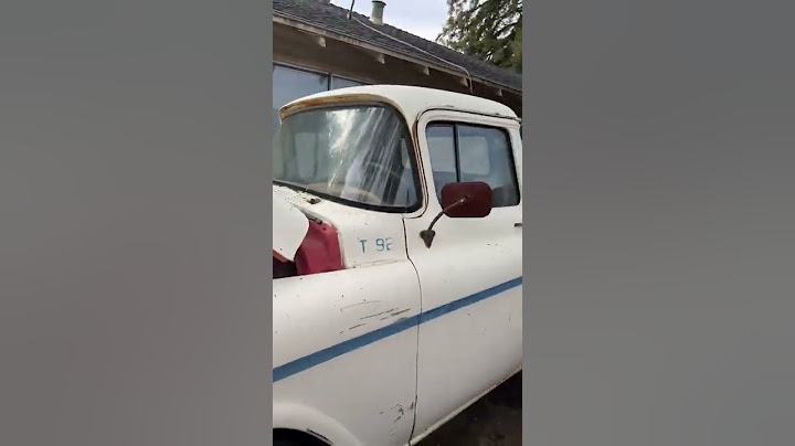 1958 GMC old Air Force truck use to run on propane! ￼