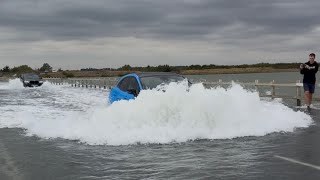 Cars Attempt the Strood Tidal Crossing… Then Everything Goes Wrong!