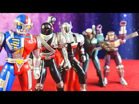 VR Troopers Action Figures from Japan's Choujinki Metalder - YouTube