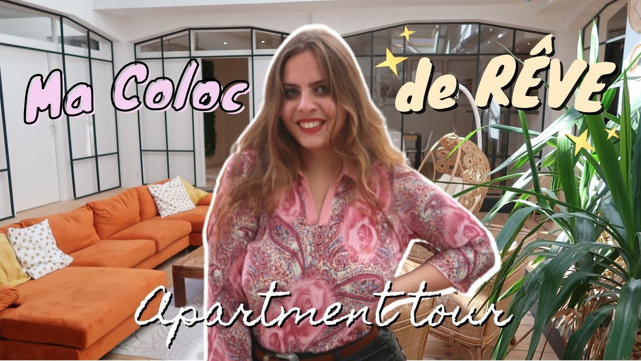 APARTMENT TOUR DE MA COLOC DE RÊVE ! - YouTube