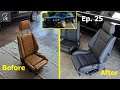 Project E30 / Ep. 25 / Sport Seat restoration with Lseat leather covers