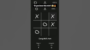 Do you know this trick? 😱🔥| TIC TAC TOE GAME. #shorts #gaming #shortfeed