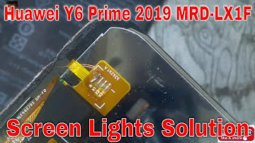 HUAWEI Y6 Prime 2019 display light solution MRD-LX1F Display  screen light solution on a jumper
