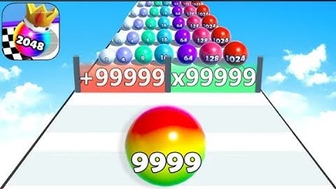 (3536.2)Ball Run 2048 - Gameplay Walkthrough Tutorial  (iOS, Android NinjaX YT is live! part - 274