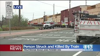 Person Struck And Killed By Train