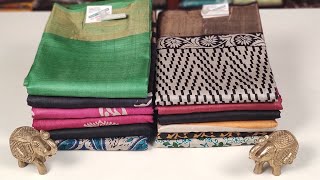 #ROOPNIKHARNX #PURETUSSAR LATEST PURE TUSSAR SILK SAREES COLLECTION