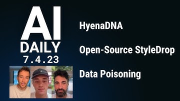 HyenaDNA | Open-Source StyleDrop | Data Poisoning