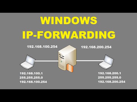 How to Configure IP Forwarding on a Windows Server