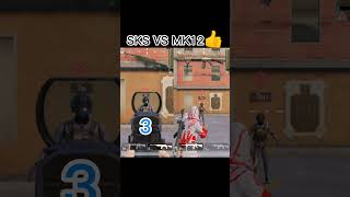 SKS VS MK12 👍#pubg #pubgmobile #youtubeshorts #viral #viralvideo #shorts #shortvideo #short#viral