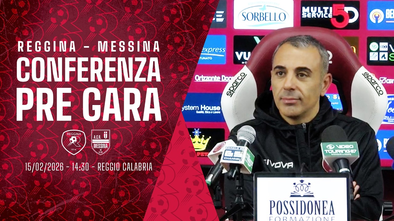 Conferenza stampa del tecnico Alfio Torrisi pre Reggina-Messina