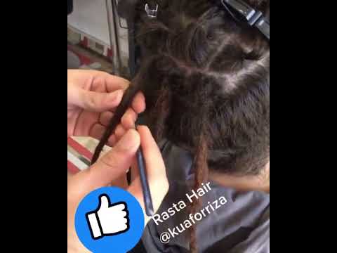 Video: Düz Saçlardan Dreadlock Üç Yol